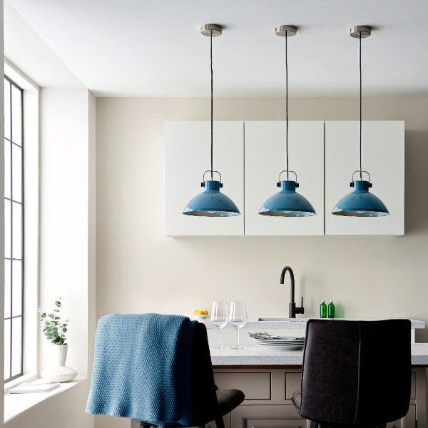 Workshop Blue Pendant Shade