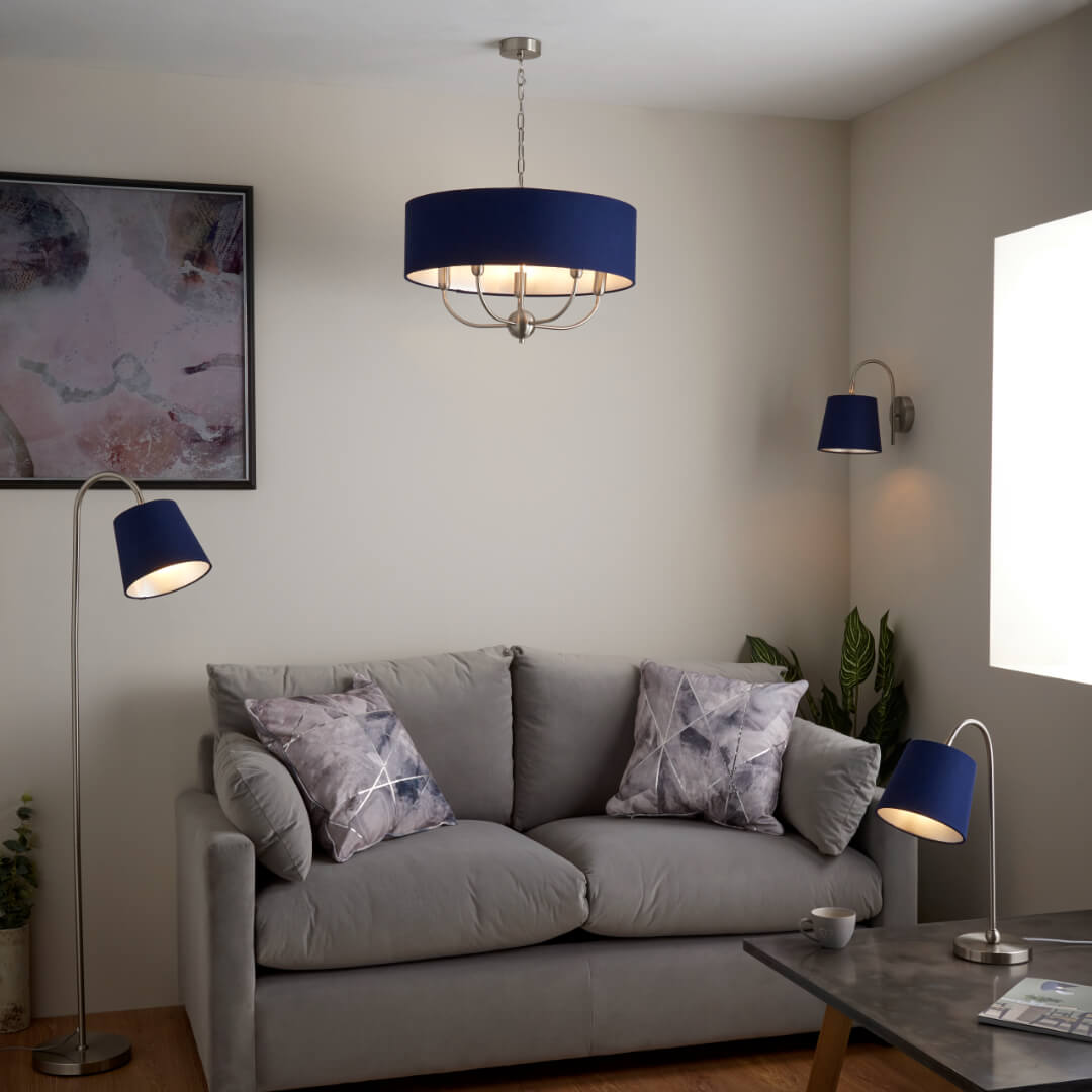 Maddie 5 Light Satin Nickel Ceiling Pendant