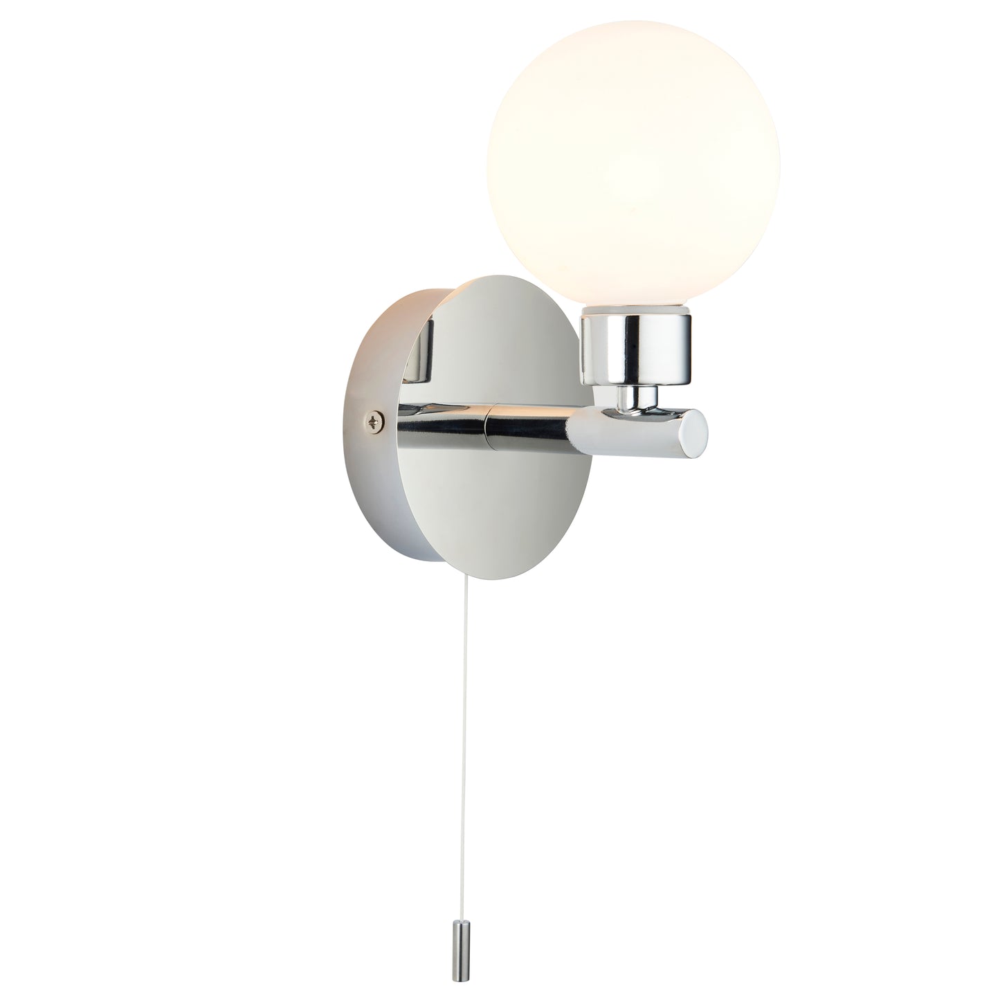 Tago Polished Chrome Wall Light