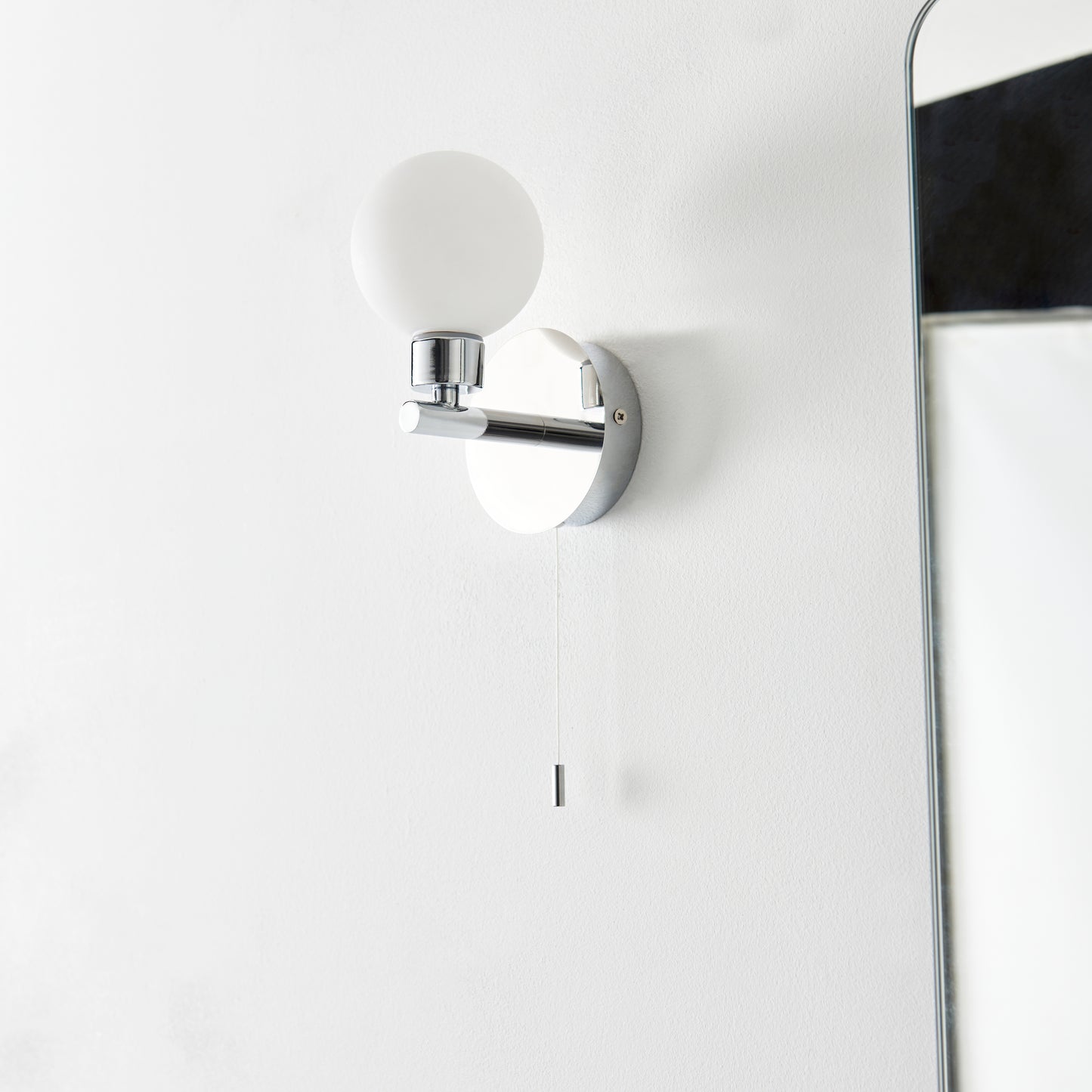Tago Polished Chrome Wall Light