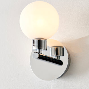 Tago Polished Chrome Wall Light