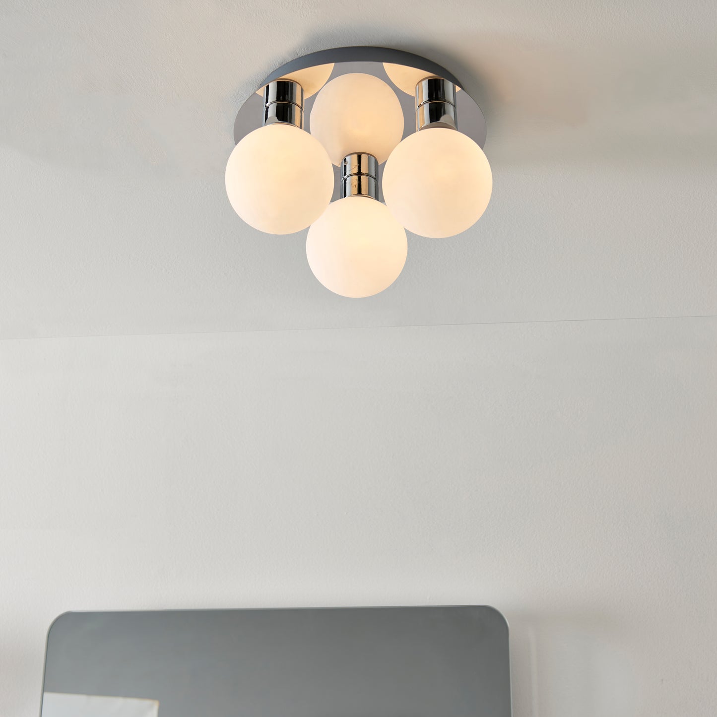 Tago 3 Light Semi Flush Ceiling Light