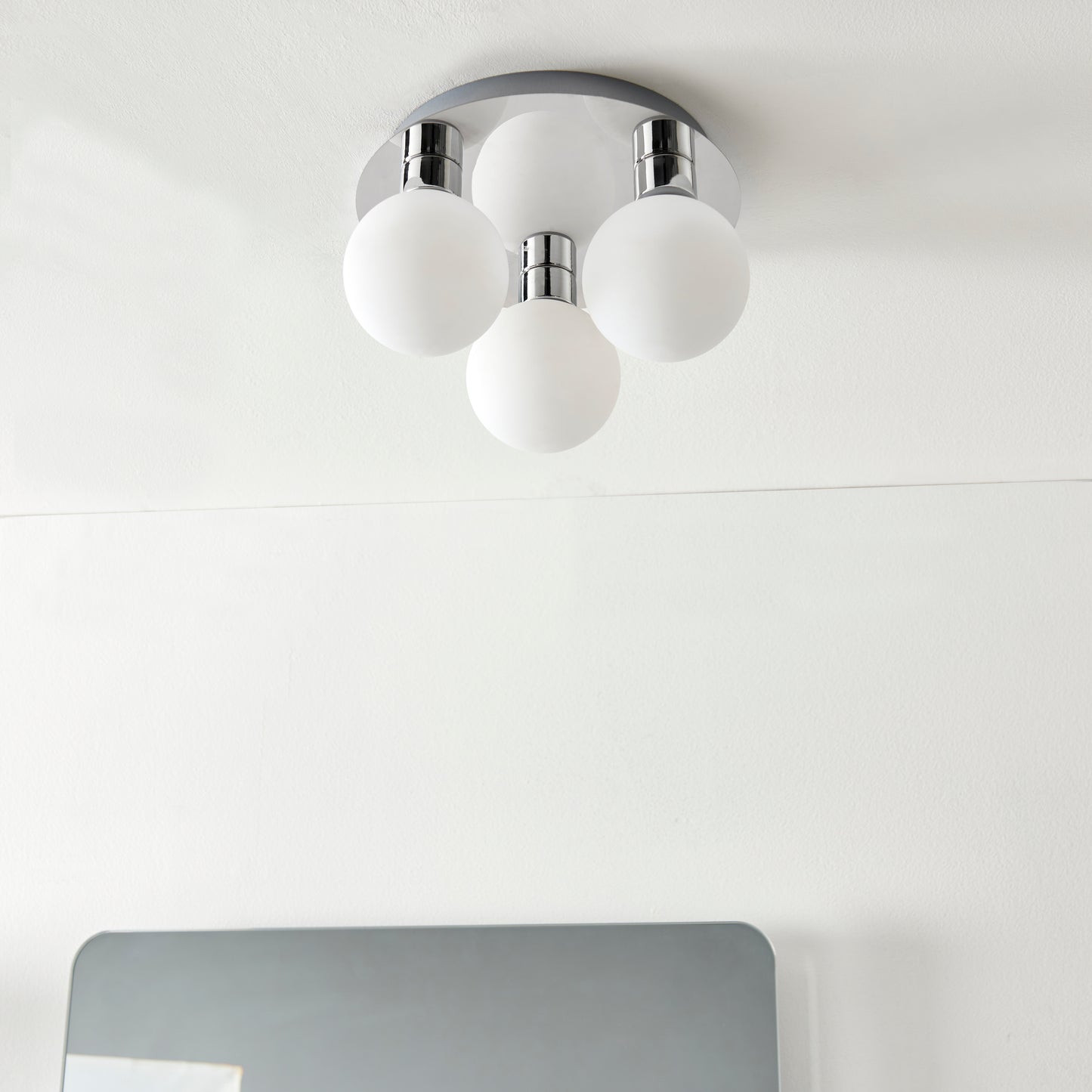 Tago 3 Light Semi Flush Ceiling Light
