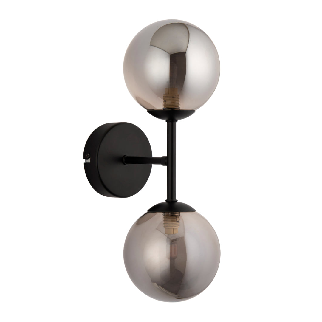 Reeko Matt Black Wall Light