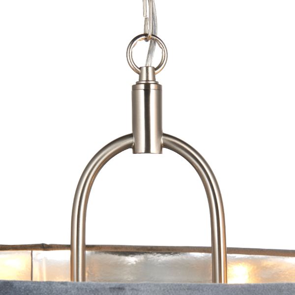 Tassel Satin Nickel Ceiling Pendant