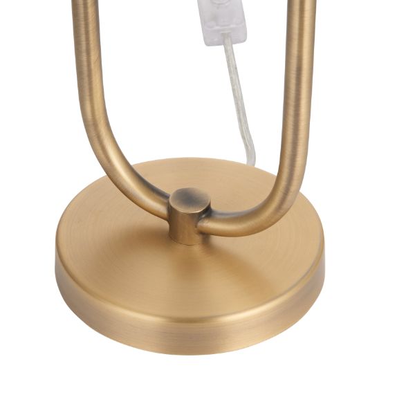 Tassel Antique Brass Table Lamp