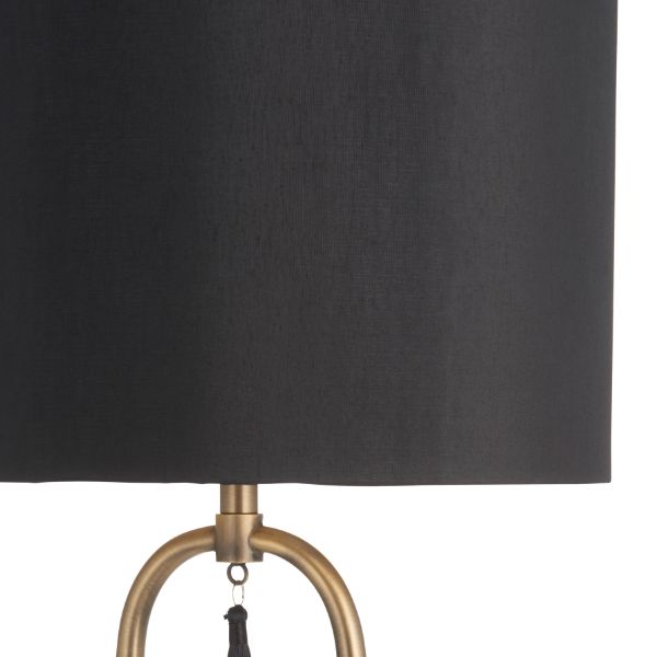 Tassel Antique Brass Table Lamp