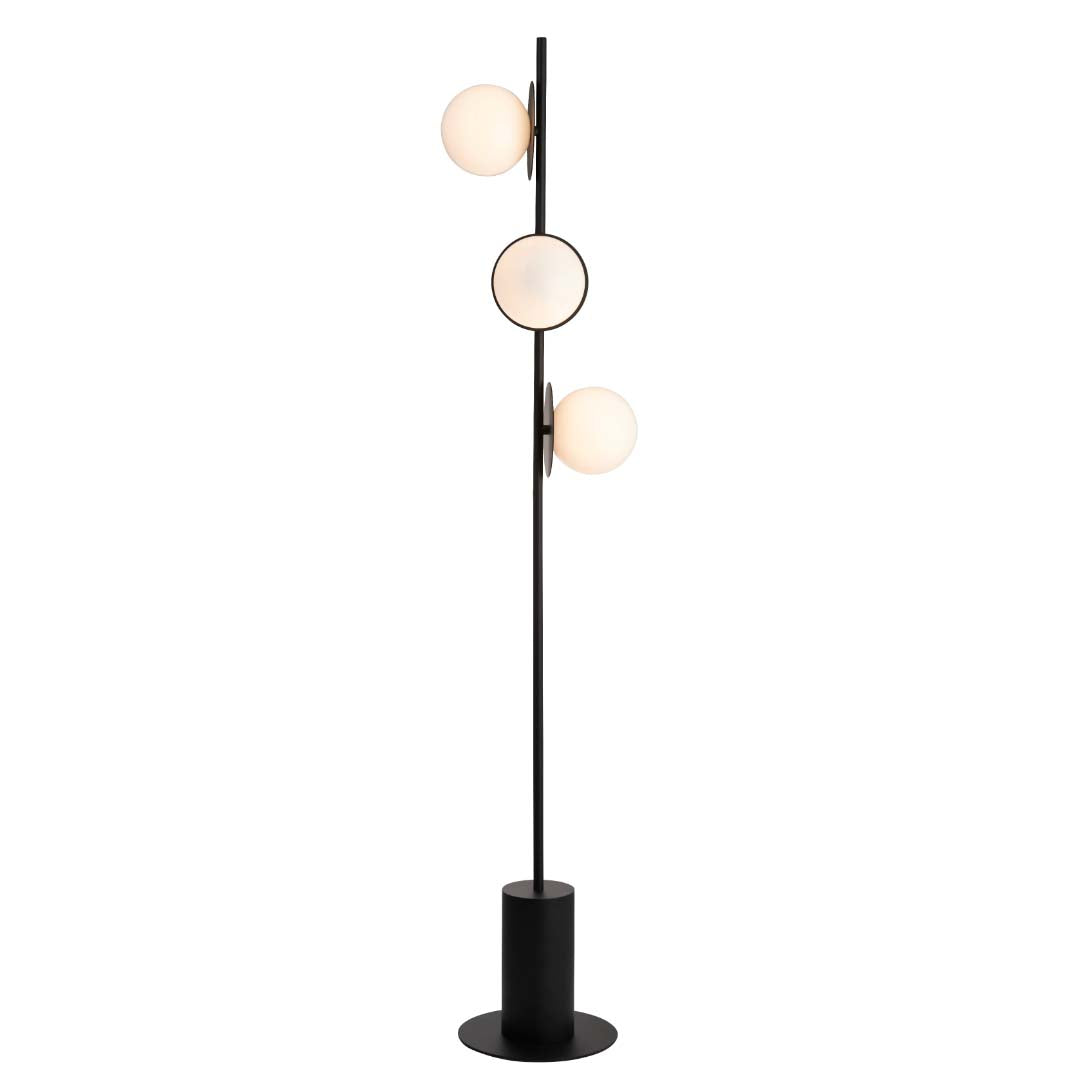 Satellite Matt Black Floor Lamp