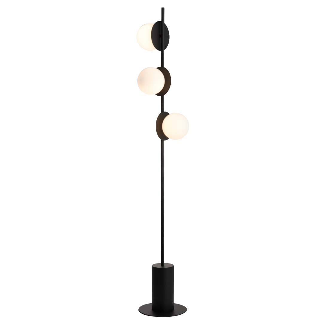 Satellite Matt Black Floor Lamp