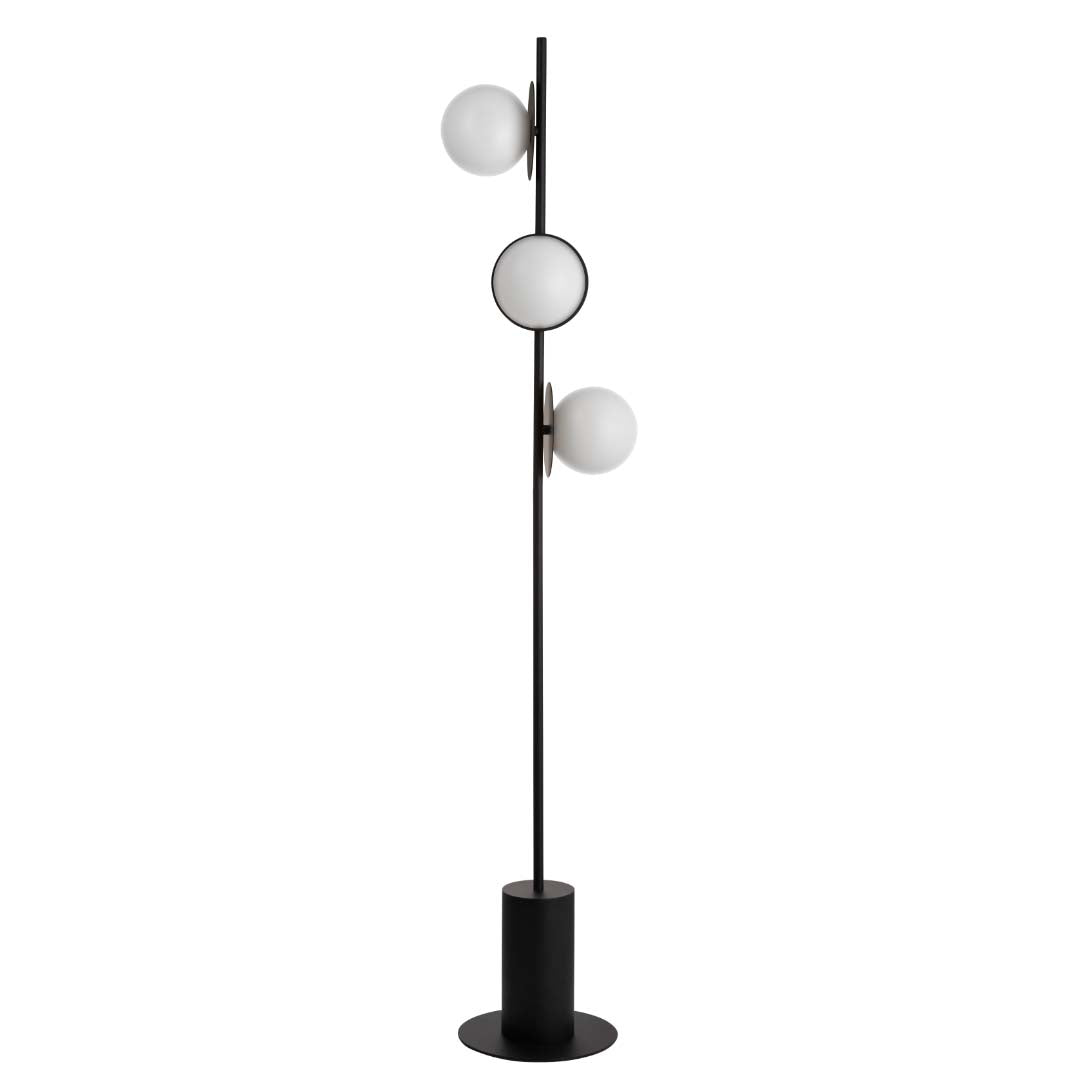 Satellite Matt Black Floor Lamp