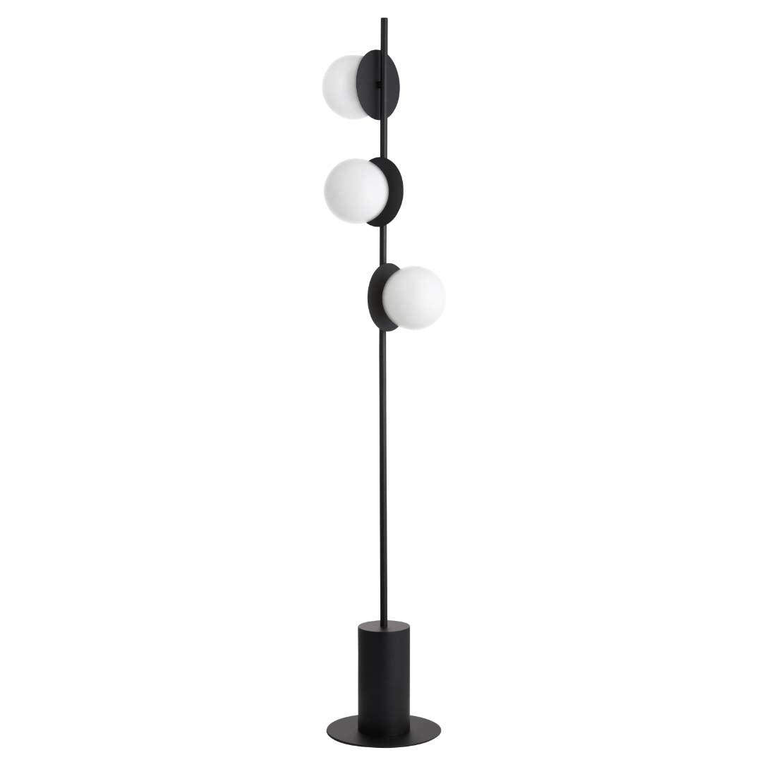 Satellite Matt Black Floor Lamp