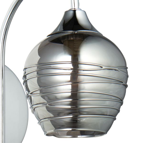 Mizzle Chrome Wall Light