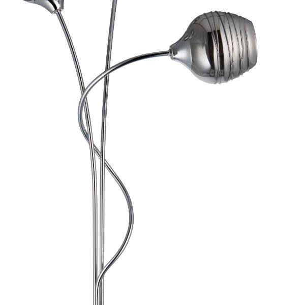 Mizzle Chrome Floor Lamp