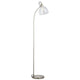 Jacob Satin Nickel Task Floor Lamp