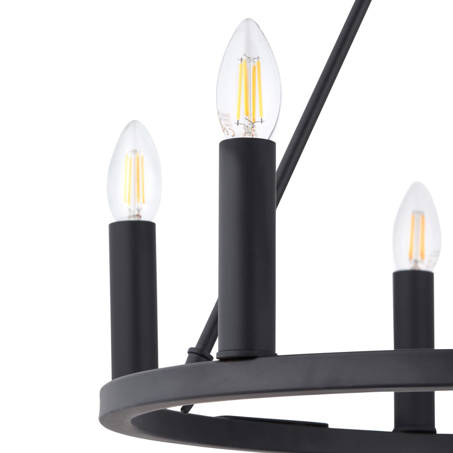 Parley 6 Light Black Ceiling Pendant