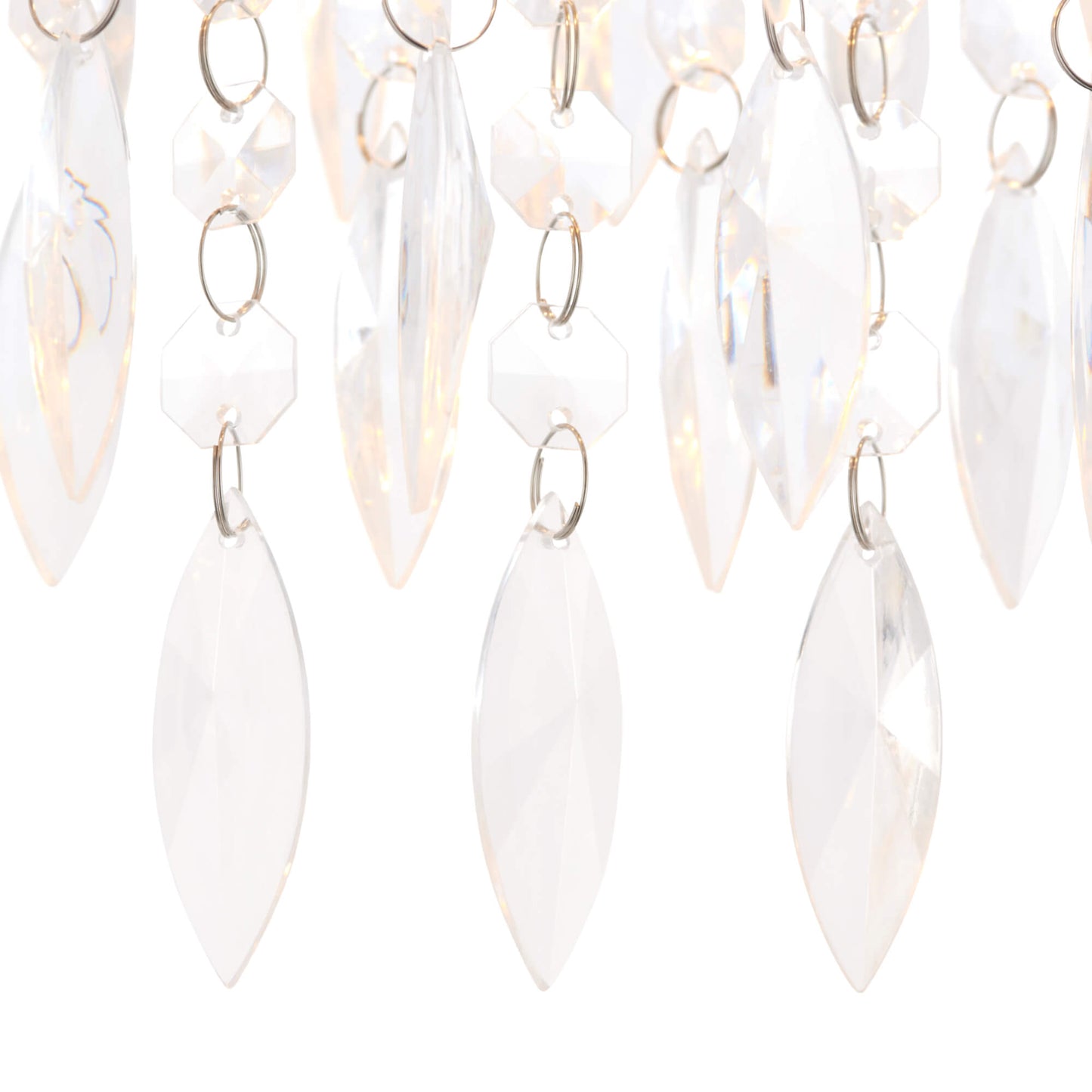 Winona Small Crystal Flush Ceiling Light
