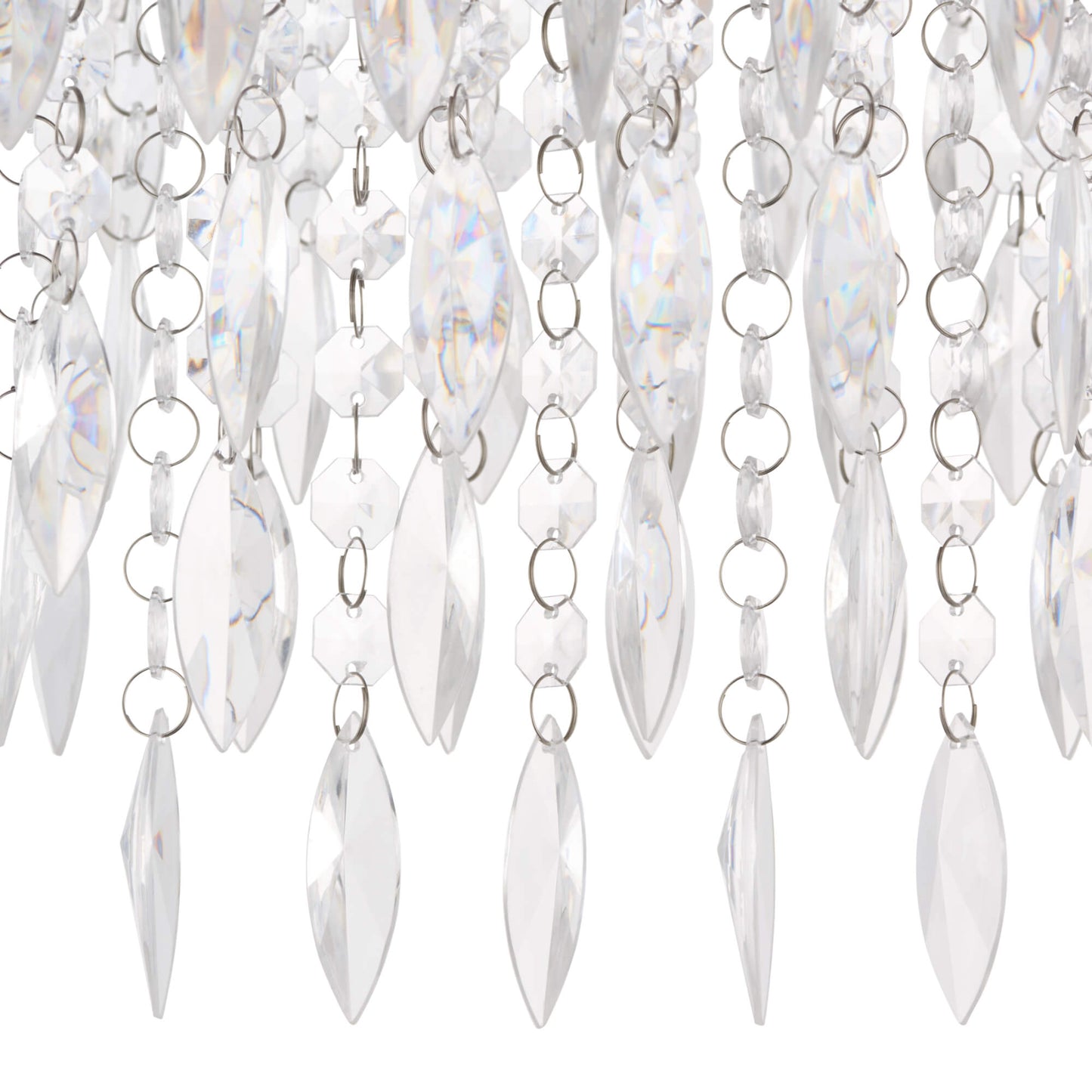 Winona Small Crystal Flush Ceiling Light
