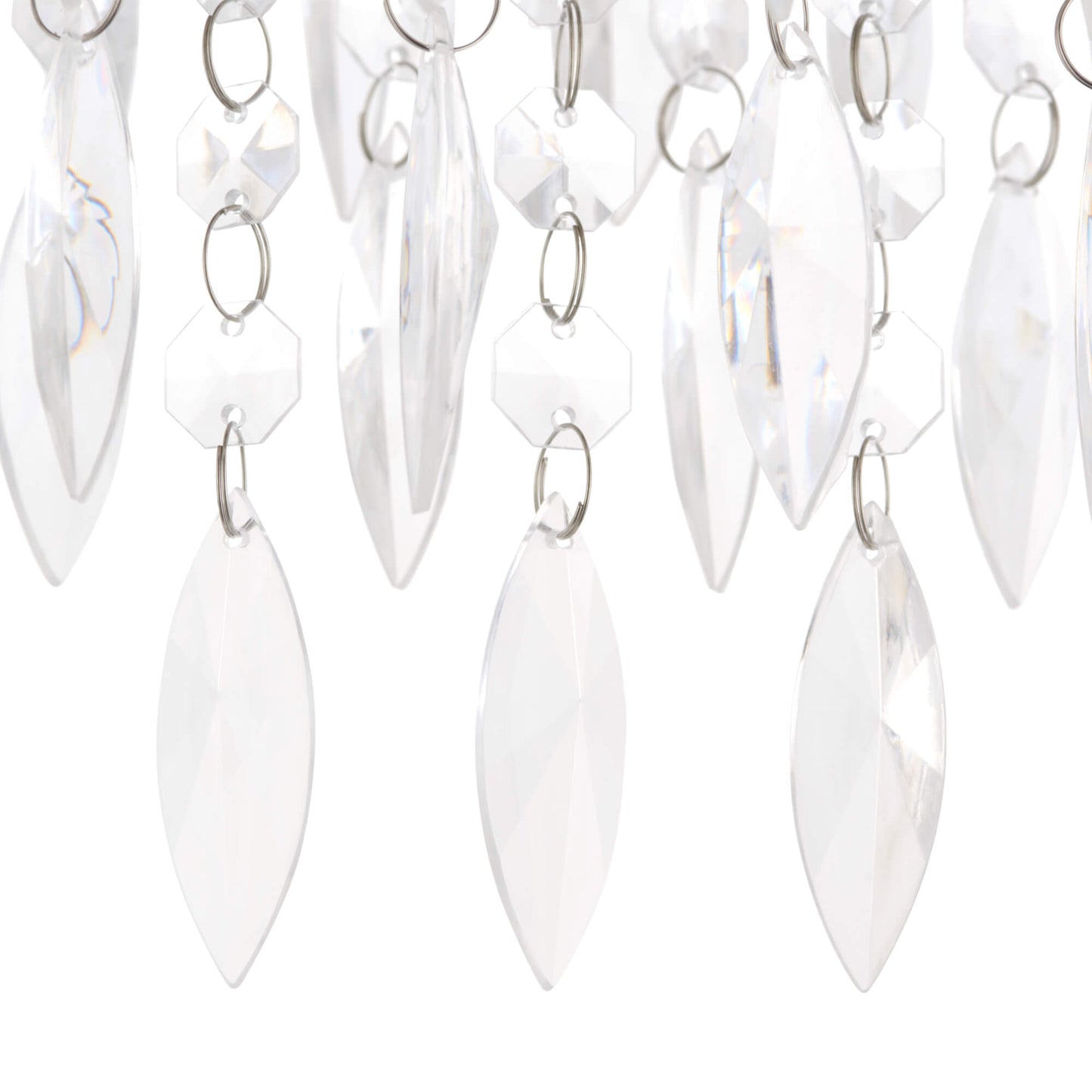 Winona Small Crystal Flush Ceiling Light