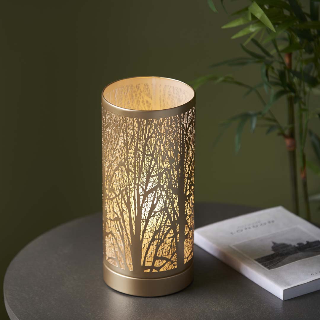 Mason Antique Brass Touch Table Lamp