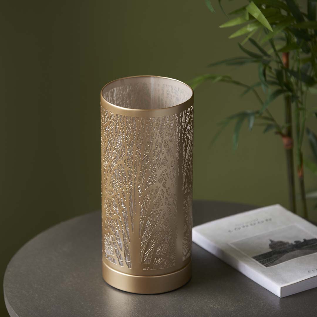 Mason Antique Brass Touch Table Lamp