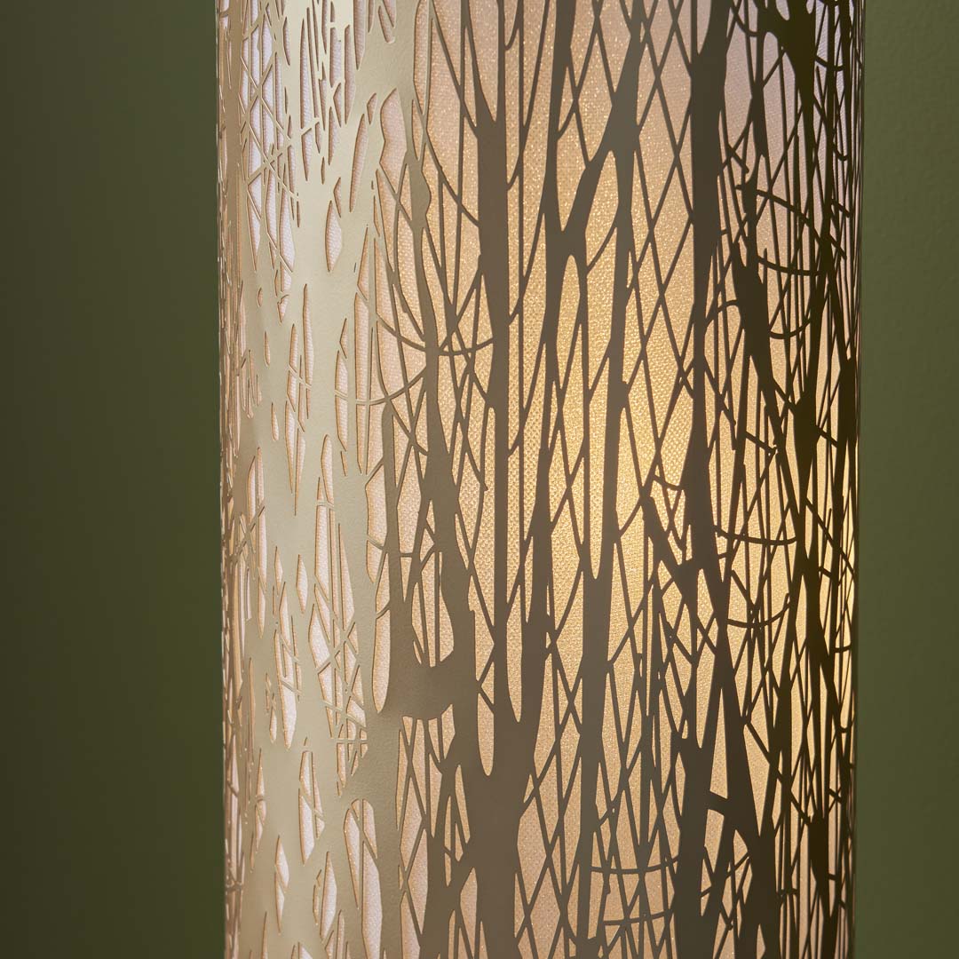 Mason Antique Brass Floor Lamp