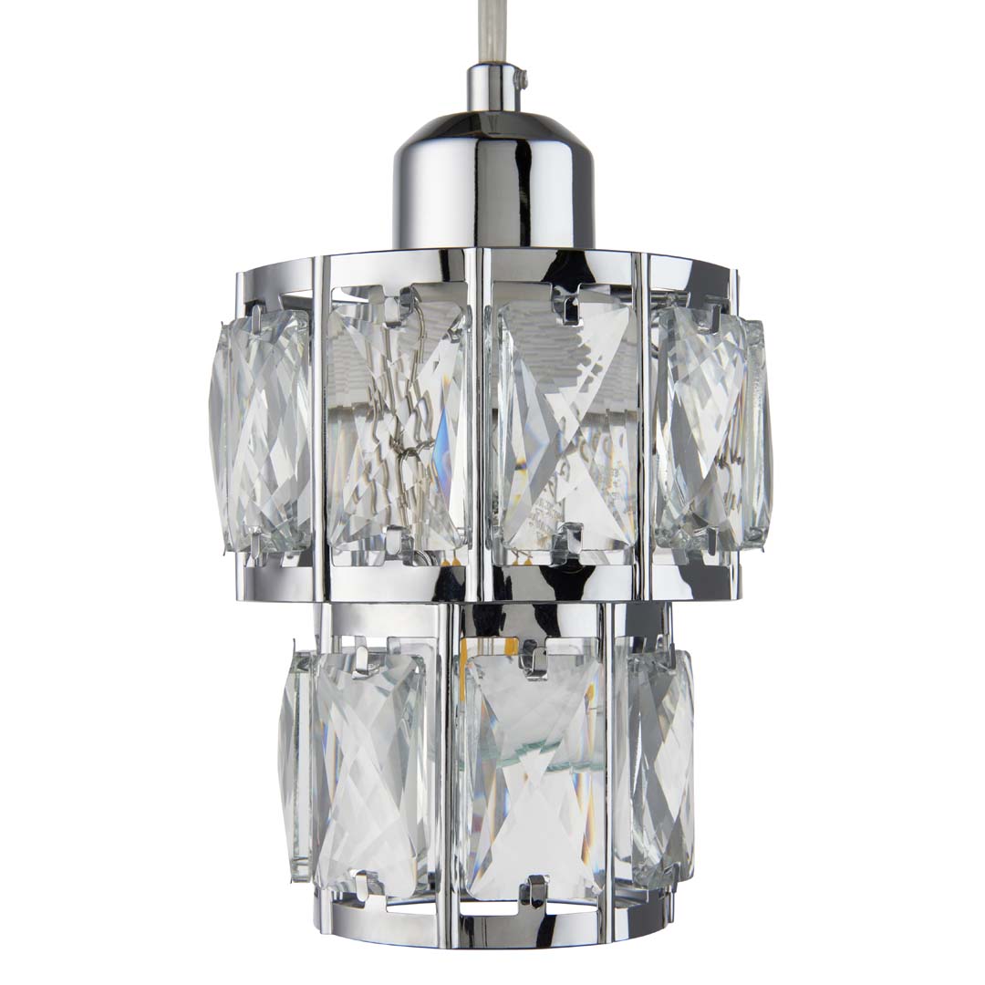Darla Small Chrome Ceiling Light Pendant