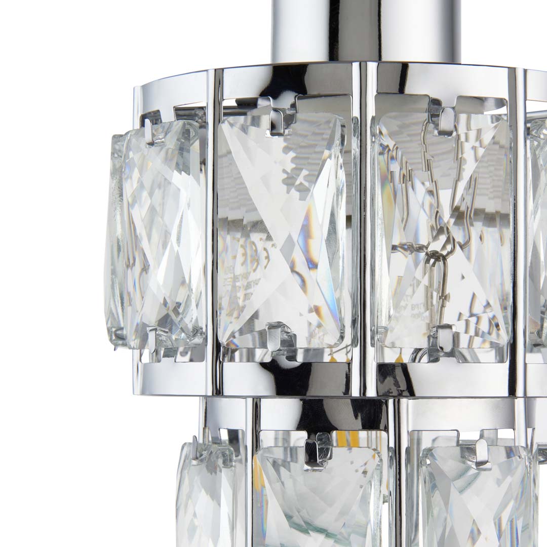Darla Small Chrome Ceiling Light Pendant