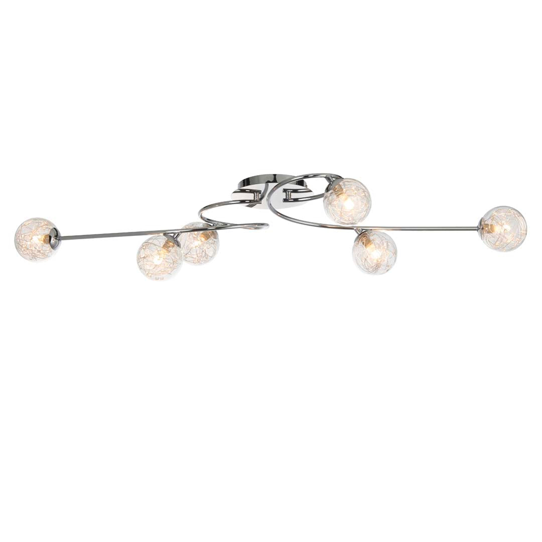 Jaymie 6 Light - Chrome