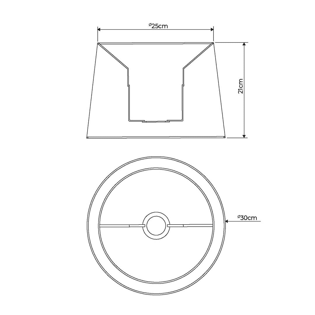 Pennington 25x21 Ivory Shade