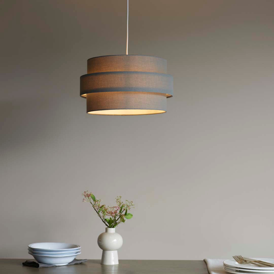 Ziggy Charcoal Easy-Fit Pendant