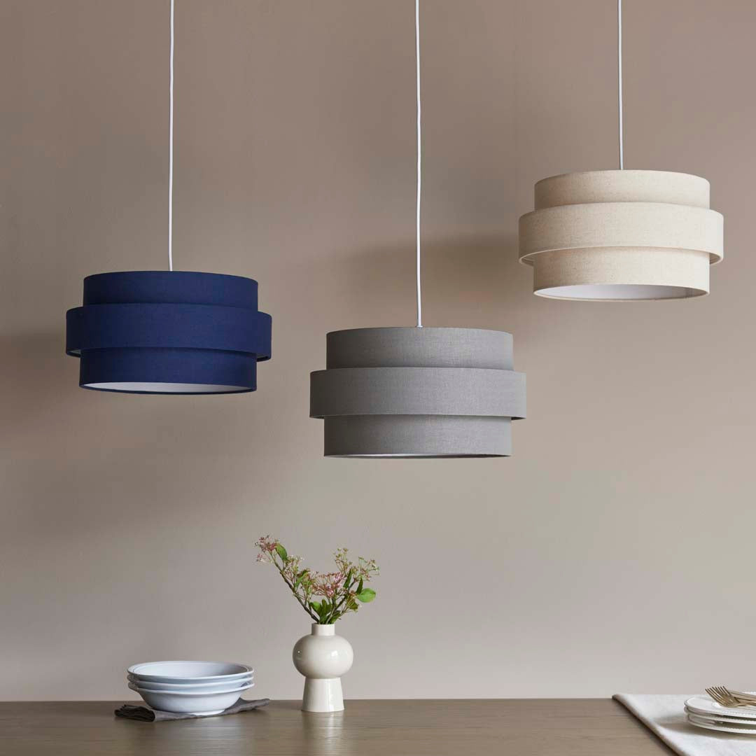 Ziggy Charcoal Easy-Fit Pendant