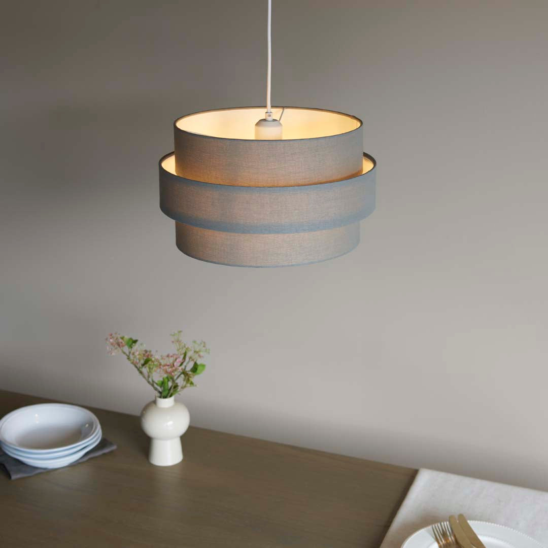 Ziggy Charcoal Easy-Fit Pendant