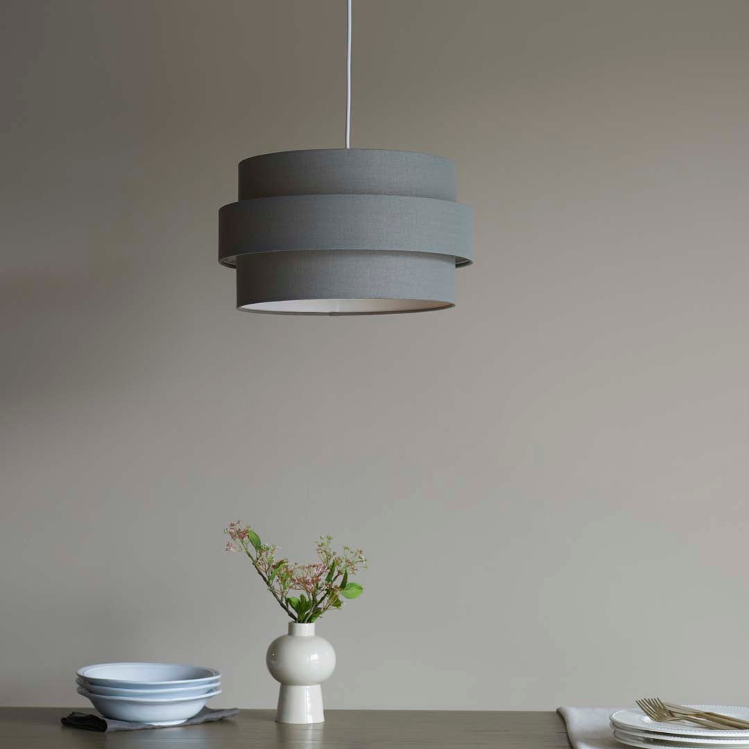 Ziggy Charcoal Easy-Fit Pendant