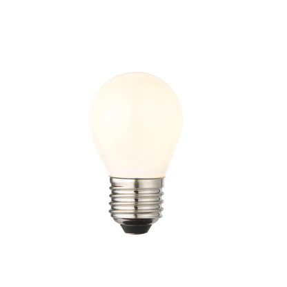 E27 4W GLS Opal Warm White Light Bulb