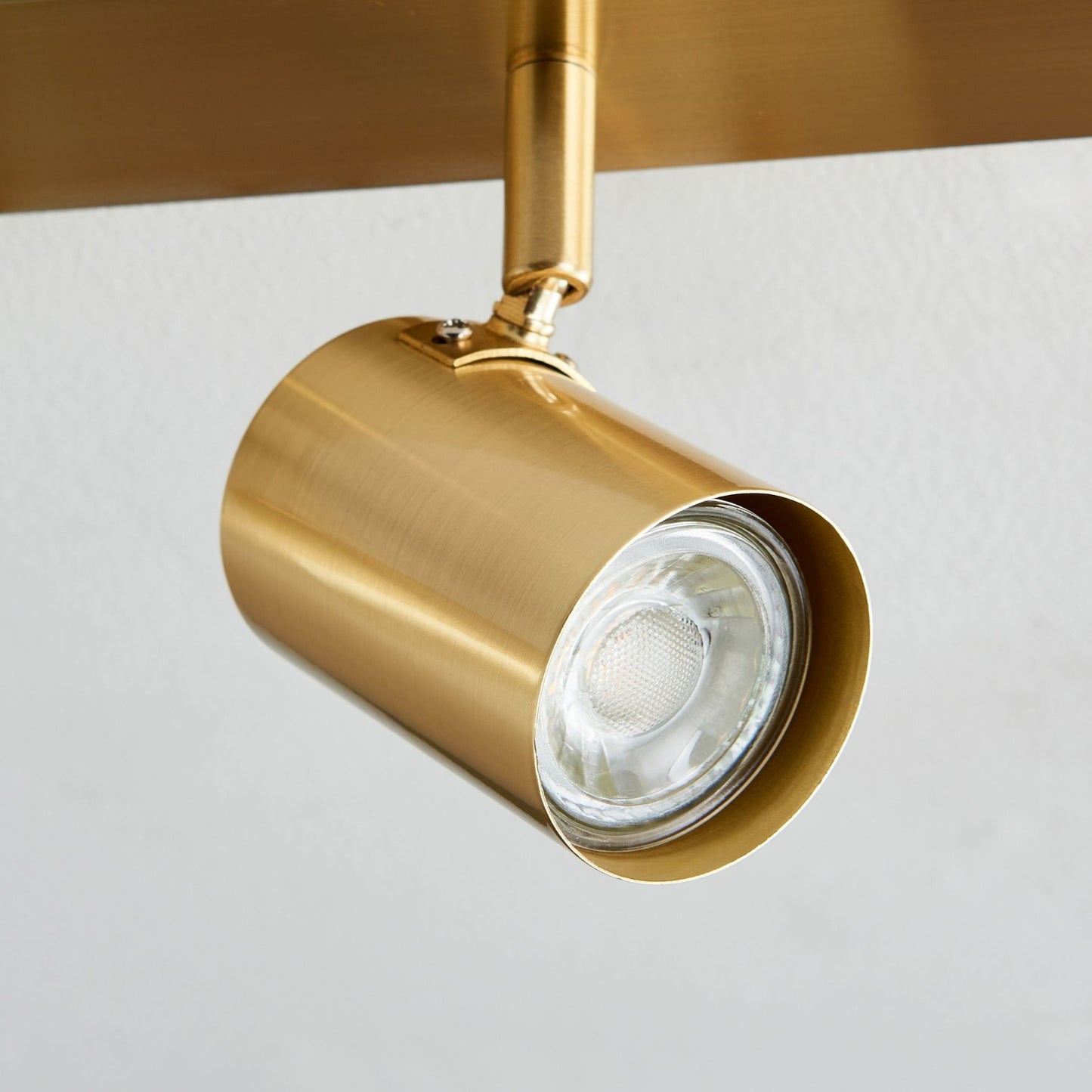 Hereford 4 Light Satin Gold Ceiling Spotlight Bar