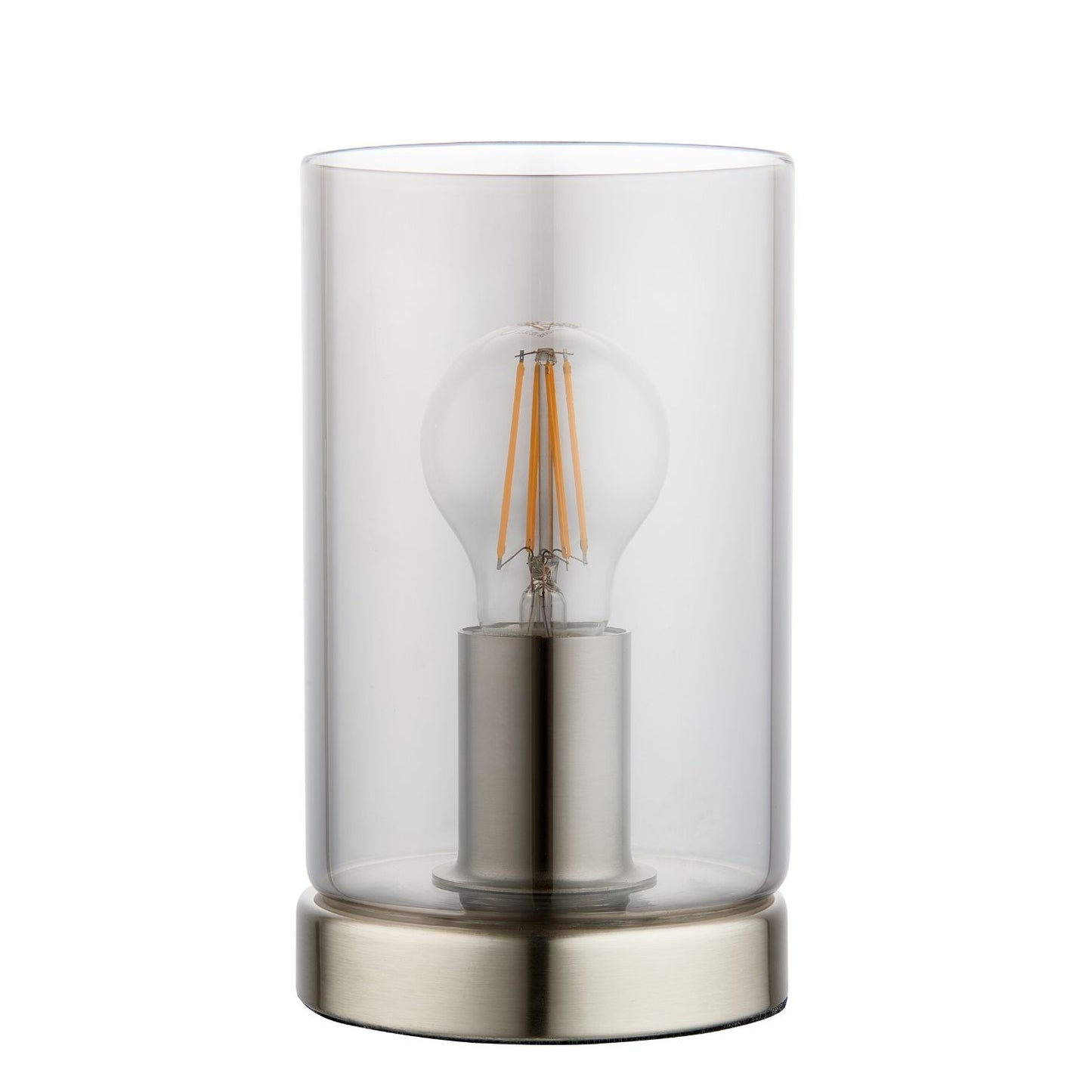 Kingsholm Satin Nickel & Glass Touch Table Lamp