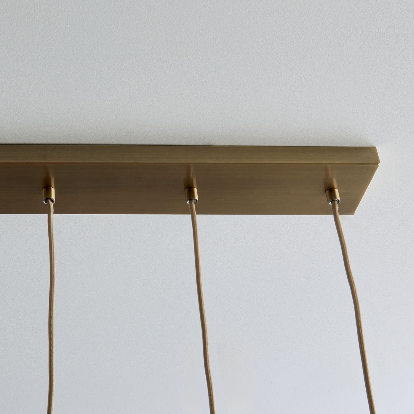 Branco 5 Light Antique Brass Pendant Bar