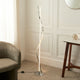 Hyde Chrome And Crystal LED Floor Lamp