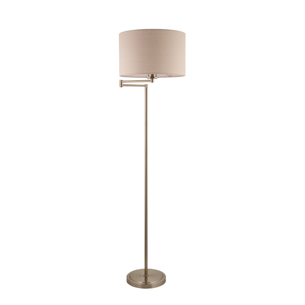 Marston Satin Nickel Floor Lamp