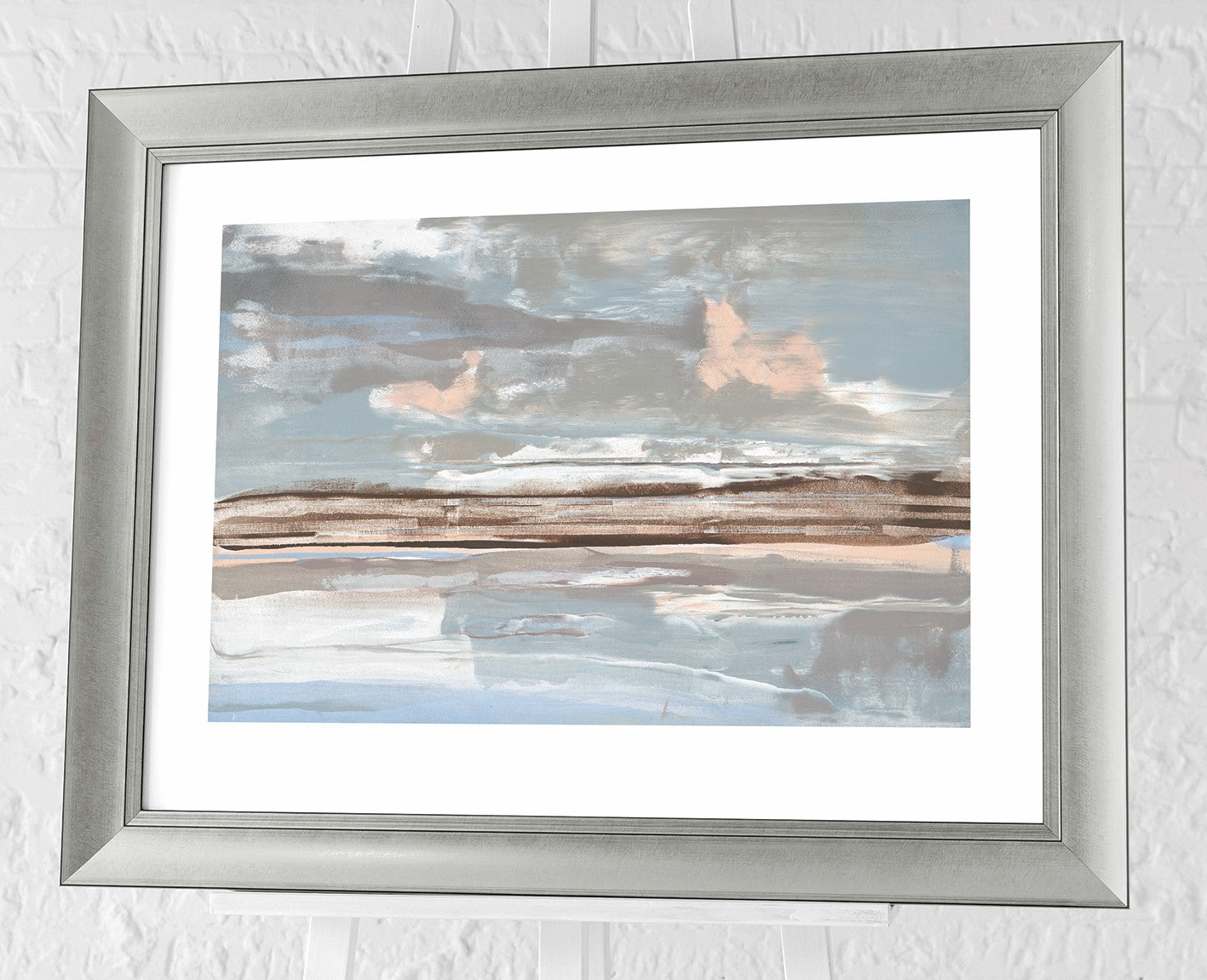 Taupe Sands Framed Print