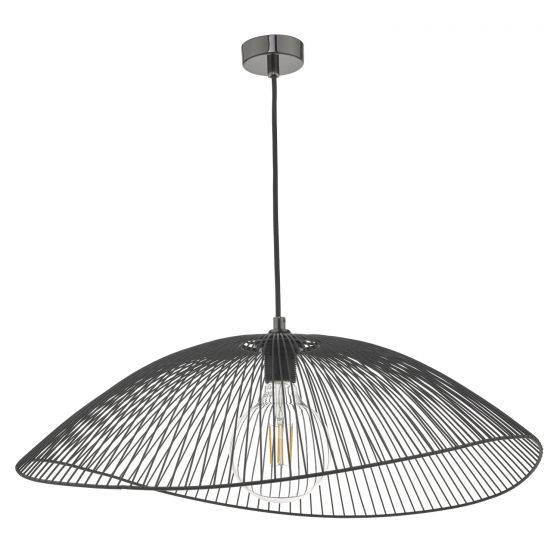 Rebel Large Black Ceiling Shade