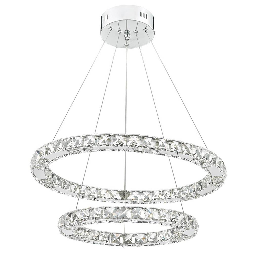 Roma LED Pendant Ceiling Light Crystal