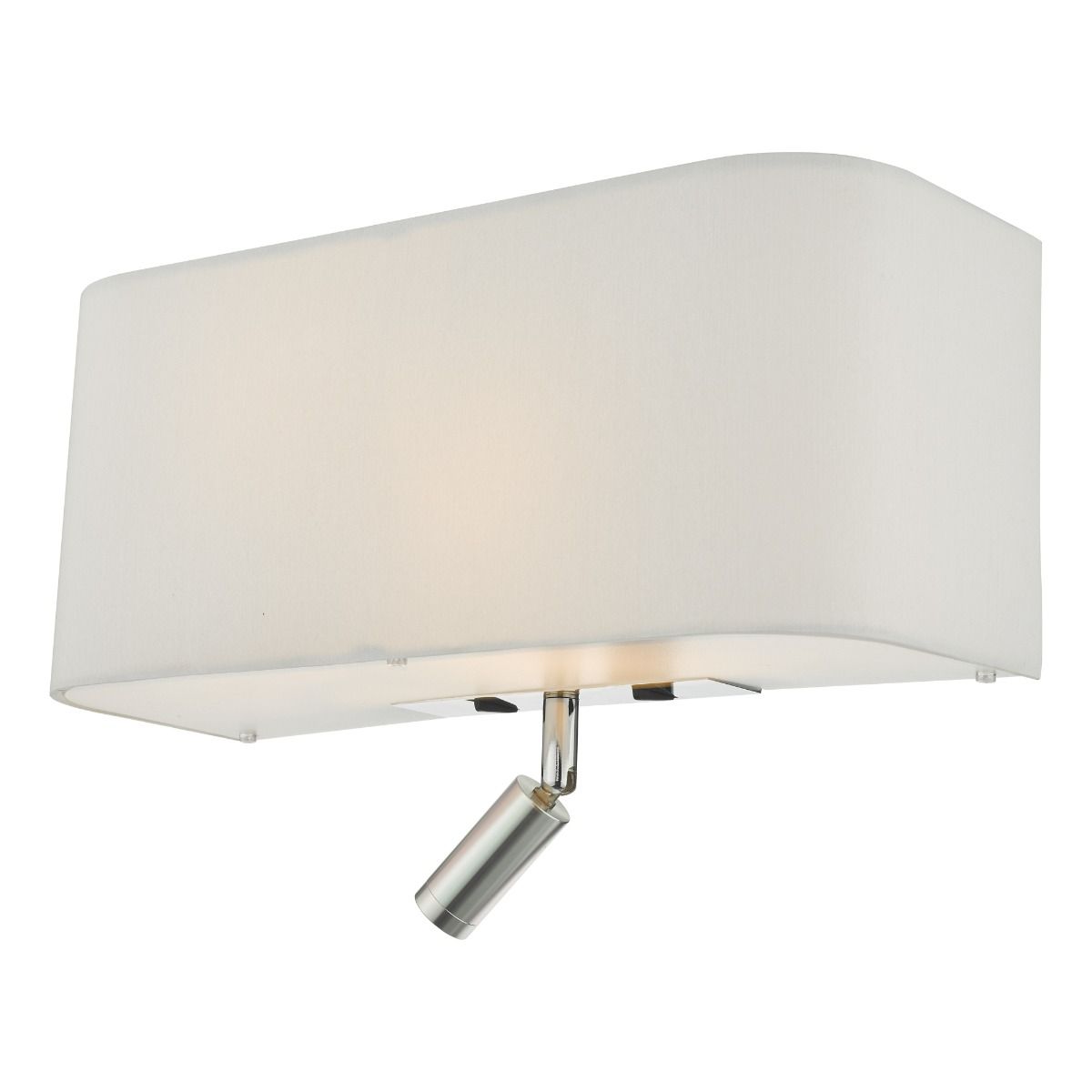 Ronda 3 Light Ivory With LED Reading Light Wall Light