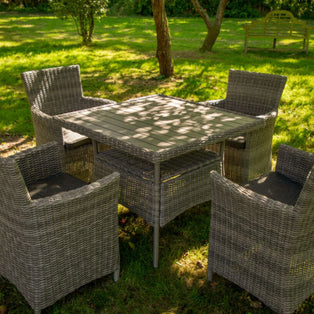 Palma 4 Seat Outdoor Dining Set