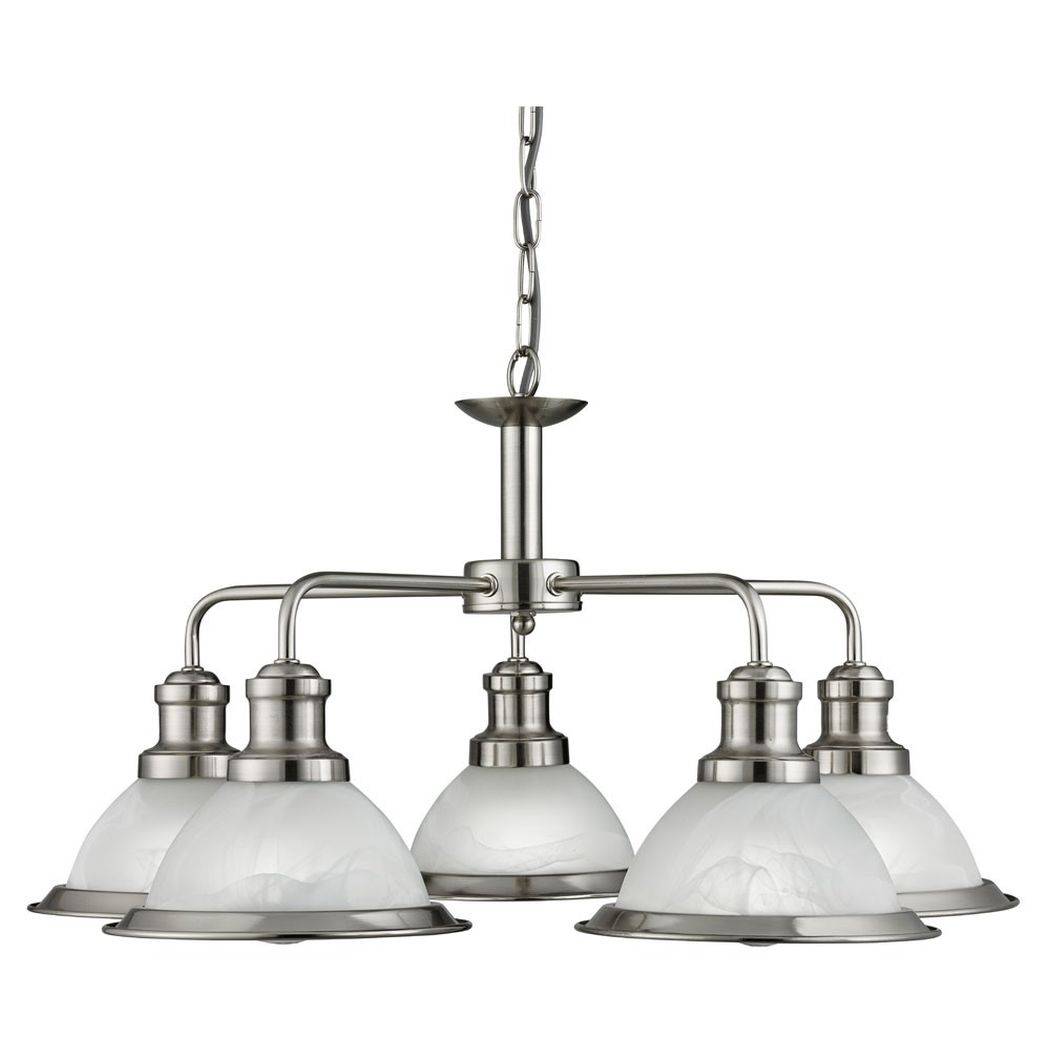 Bistro Industrial 5 Light Ceiling Light