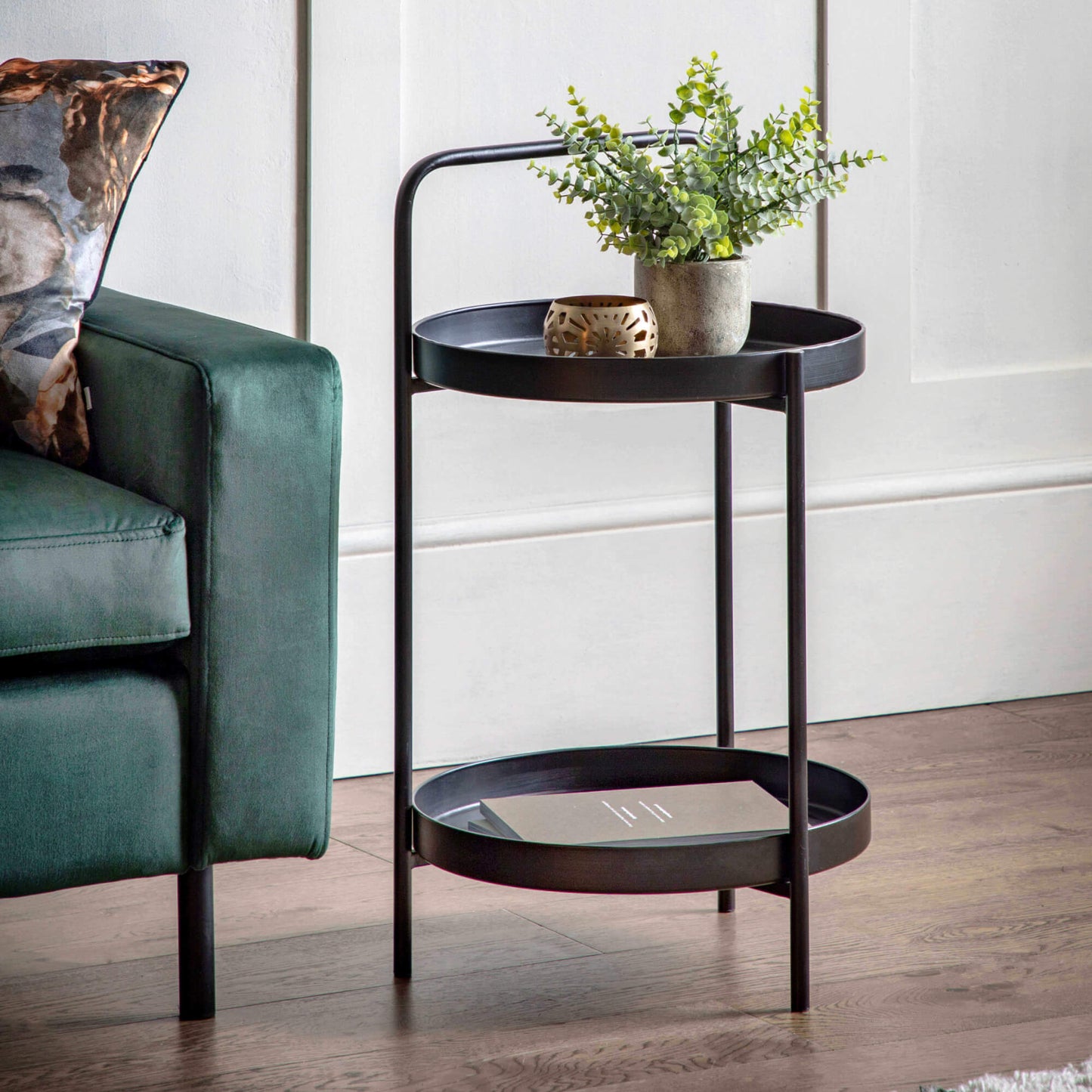 Sennen Black Side Table