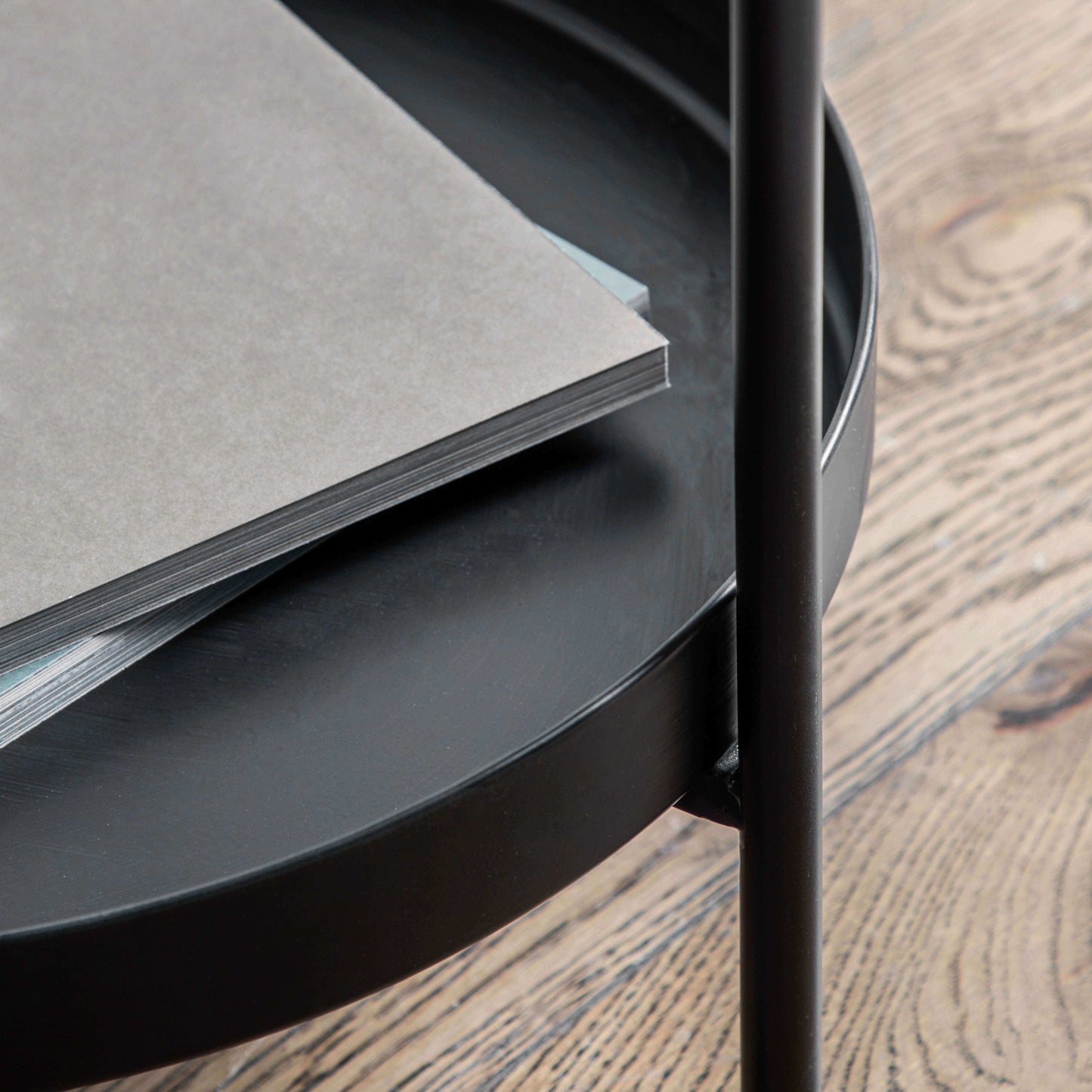 Sennen Black Side Table