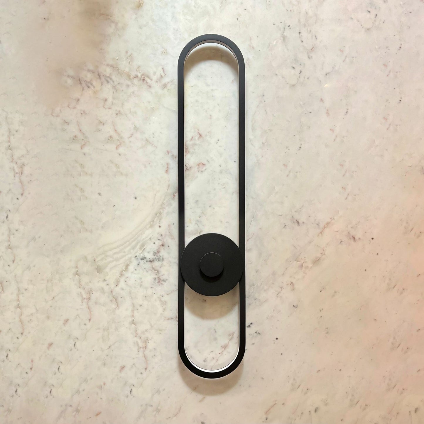 Juni Large Black LED Wall Light