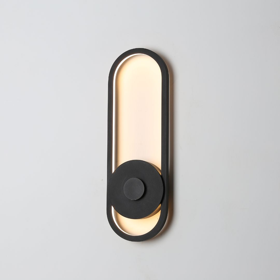 Juni Black LED Wall Light