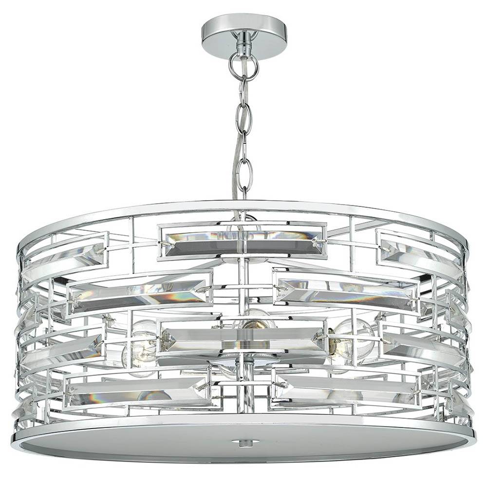 Seville 6 Light Ceiling Light Crystal